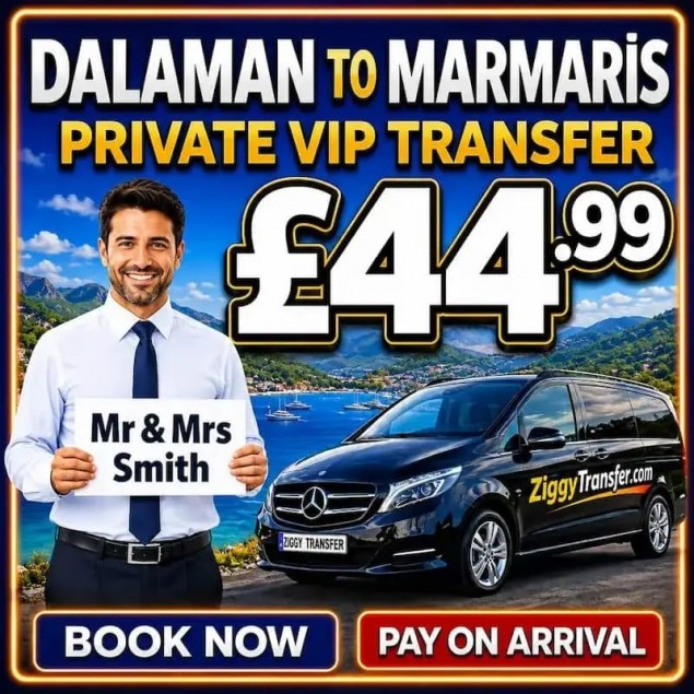 Taxi from Dalaman Airport to Marmaris Casa De Maris Spa & Resort Hotel